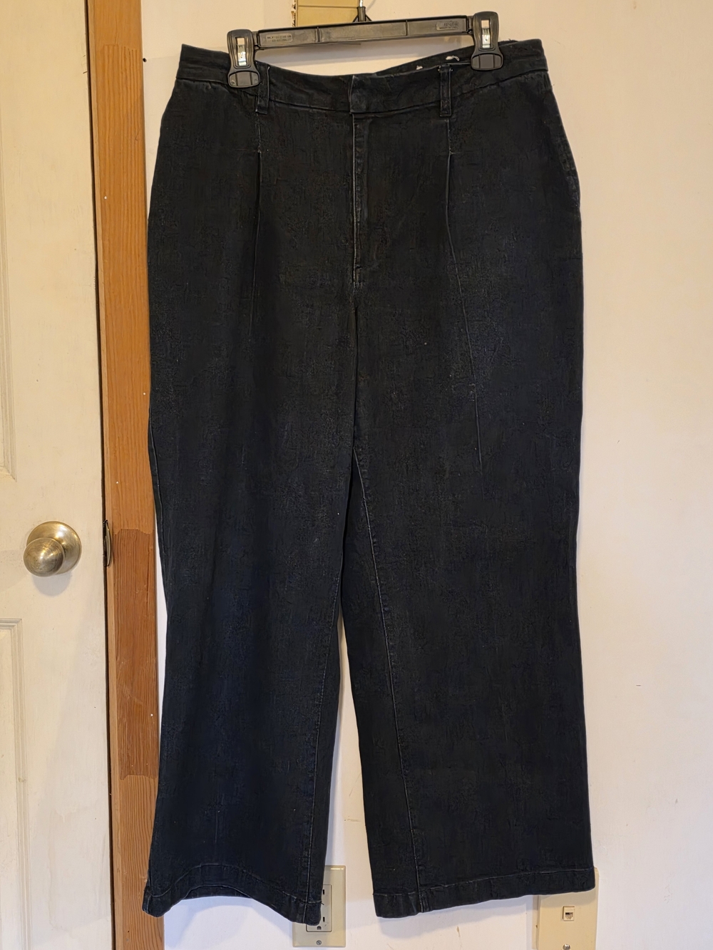 d. jeans Black Wide Leg Jeans